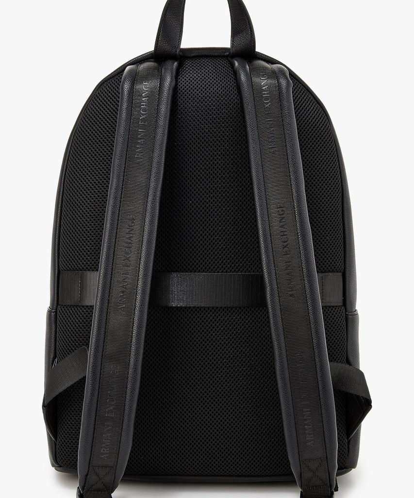 Armani Exchange Men'S Buckle Pocket Round Backpack _Black_A416170003
