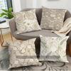 Vintage Floral Pillow Covers Pattern Cushion Cover Suitable for Sofa Bedroom Car Pillow Cover