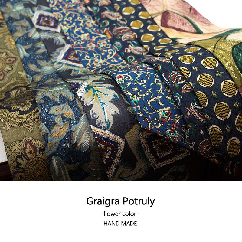 7 Days Replacement, Thin Ultra-Thin Mulberry Silk, Pure Handmade 9Cm Ultra-Wide Italian Elegant Silk Tie, Men'S