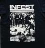 Vtg Infest BAND Mankind Black T-shirt Short Sleeve All Sizes S To 345Xl 2F399