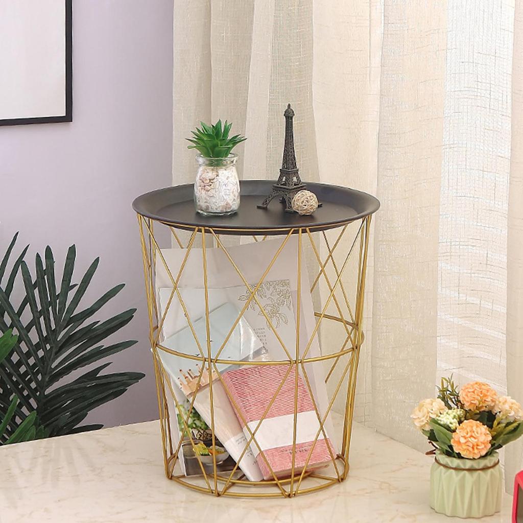 Metal Detachable Tea Table, which has Large Storage Capacity, is Suitable for Home and Office Table