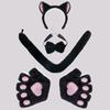 Jk Cosplay Headwear Lolita Halloween Dress Up Funny Cat Ears Headband Set  Girl/Women