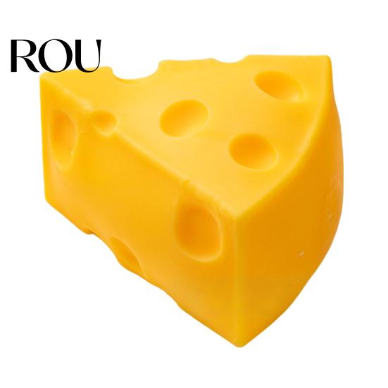 Cheese Sensory Toy Simulated Squeeze Unbreakable Stress Relief Slow Rising Decompression Block Fidget Simulation Food Pinch Square