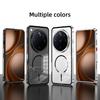 Elastic Snap Magnetic Metal Bumper Frame Case for Oppo Find X9 Ultra / X9 X9s Pro Clear Frosted PC Lens Protection Back Cover