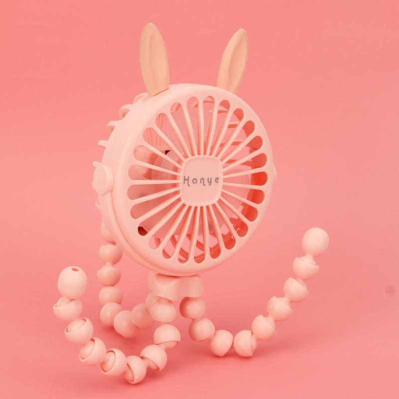 Fan for Cart Stroller Fan Portable Outdoor Fan Clip On for Baby 600mAh USB Rechargeable Handheld Electric Fan for Home 3 Speeds