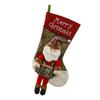 Snowman Christmas Gifts Bag Cartoon Christmas Decorative Socks  Xmas Tree Ornaments