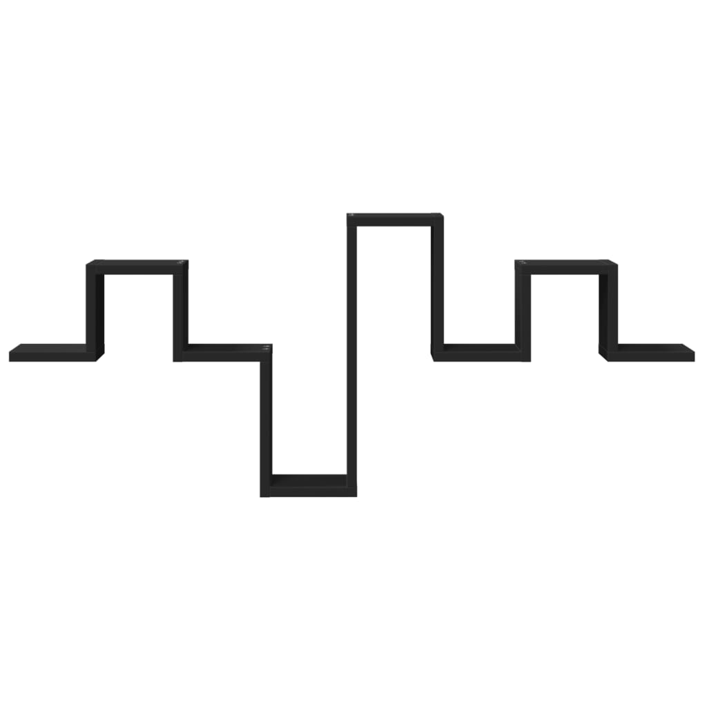 Kreatives unregelmäßiges Wellenwandregal, geeignet für Flur, Schlafzimmer und Wohnzimmer, dekoratives Präsentationswandregal, 104,5 x 10 x 43 cm