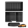 LUCKEASY Right Drive for Zeekr 7X RWD 2026 2025 (Not Fit AWD) All -Weather Floor Mats Seat Back Protector Storage Tray Black