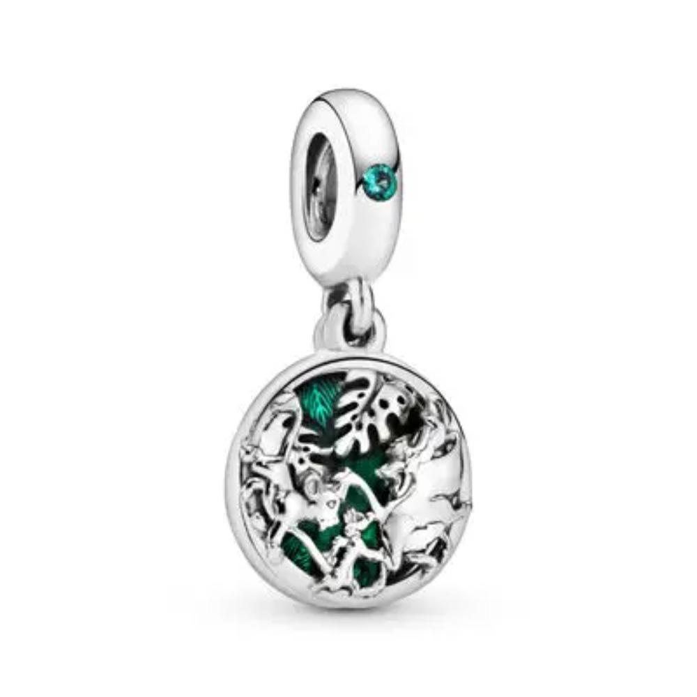 New 925 Silver Miniso  Mouse Castle Hat Princess Pendant For Bracelet DIY Exquisite Jewelry