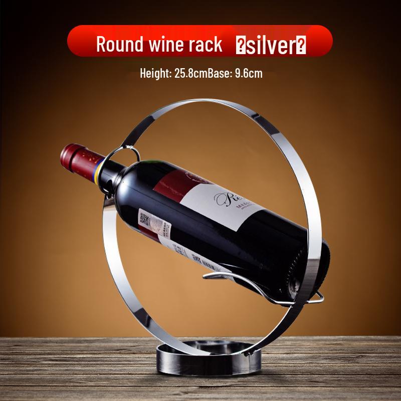 Luxury Red Wine Rack: Elegant Slanted Holder for Wine Bottle Display and Home Decoration