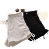 Summer 2025 Women's High-Waisted A-Line Drawstring Lace-Up Shorts