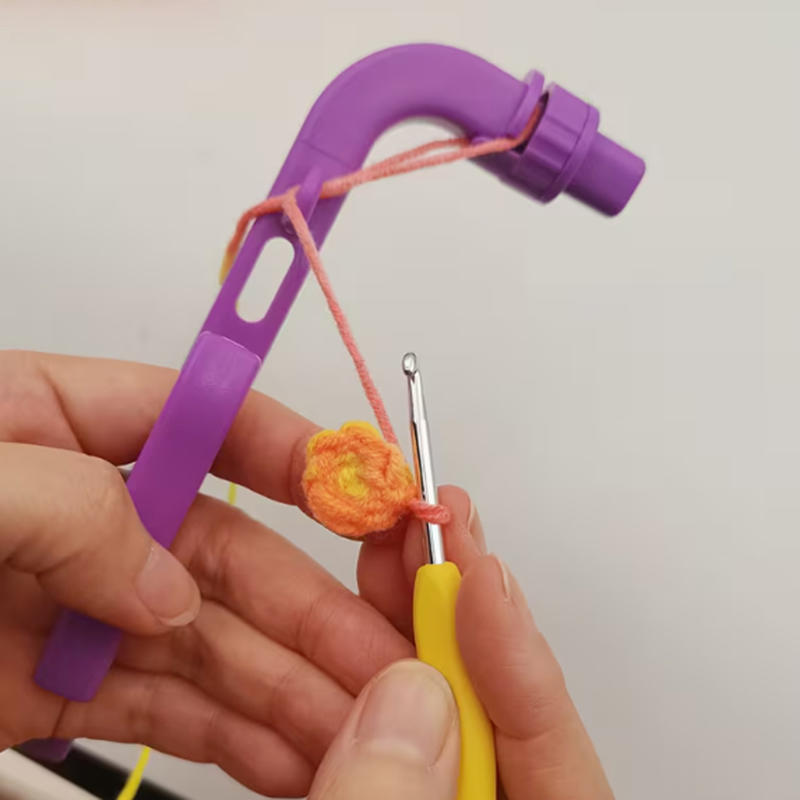 Crochet Helper Tool for Beginners Practical Crochet Accessory Handmade Knitting Knit Craft Diy Tools - Suitable for Home Travel Daily Use High Quality