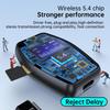 Bluetooth 5.4 Audio Transmitter Receiver RGB LED Display Hifi Stereo Music Wireless Adapter 3.5MM AUX TF With Mic For TV PC Car