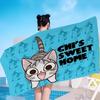 Cat Chis SweetS Home Microfiber Blanket Quick Drying Beach Towels Oversized Printing Super Absorbent Pool Towel Blanket