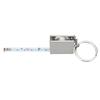 Tape Measure Keychain Stainless Steel Key Ring Measuring Tools Retractable Ruler Pull Ruler