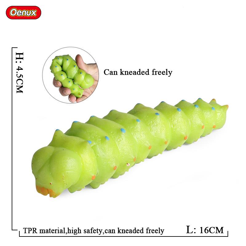 Oenux Reptile Simulation Snake Spider Lizard Insect Animals Model Action Figures Fun Anti Stress Soft TPR Halloween Toy Kid Gift