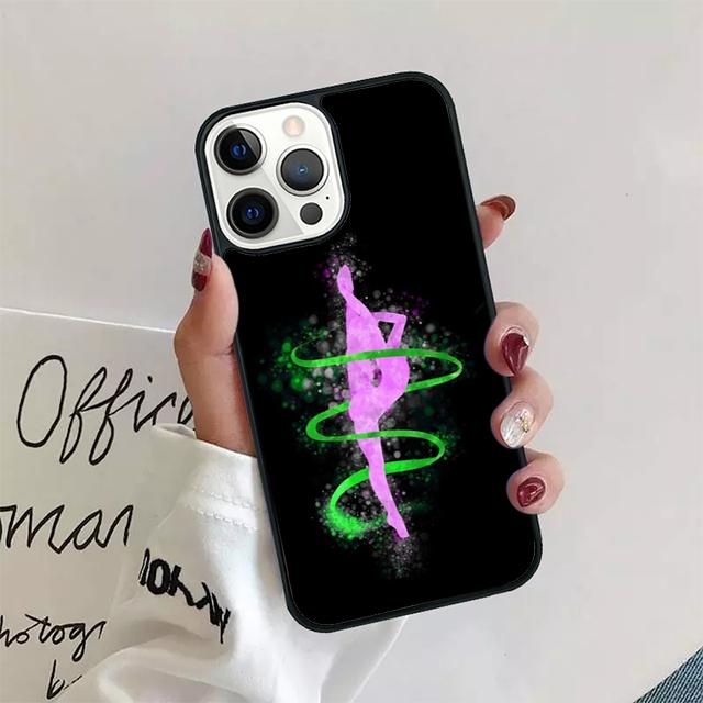 ribbon gymnastics movement Phone Case Cover For iPhone 17 Air 15 16 14 13 12 Pro Max 11 Pro Max Plus Coque Shell