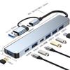 USB-C Expansion Dock: 7-in-1/8-in-1 Laptop, Tablet, Phone Hub Converter