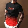 Summer Men's T-shirt Fashion O-neck Short sleeved T-shirt