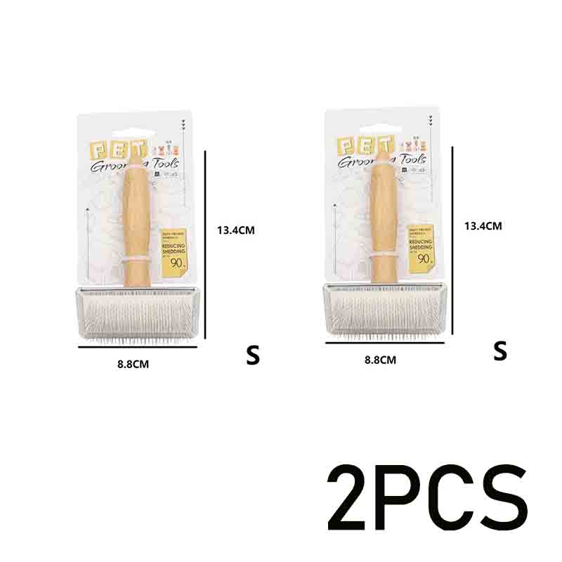 Dog Comb Brush for Dog Long Hair Cat Brush Car Animal Hair Solid Wood Pet Hair Remover Massage Cat Brush Pet Grooming GSZ05