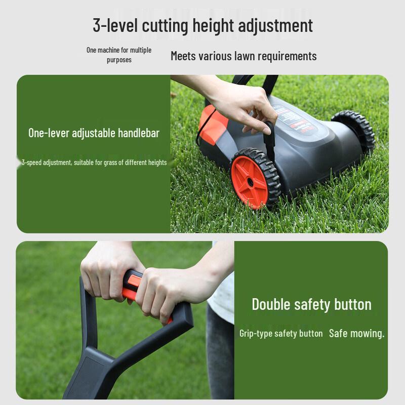 Self-Propelled Cordless Electric Lawn Mower CN plug (adapter included)