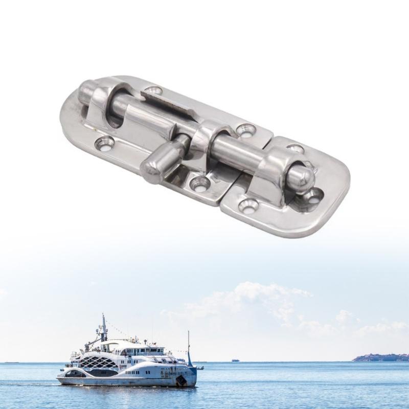 Universal Marine Door Fastener Bolt Latches Steel Construction Hatches Locking Easy Installation for Vessel Applications
