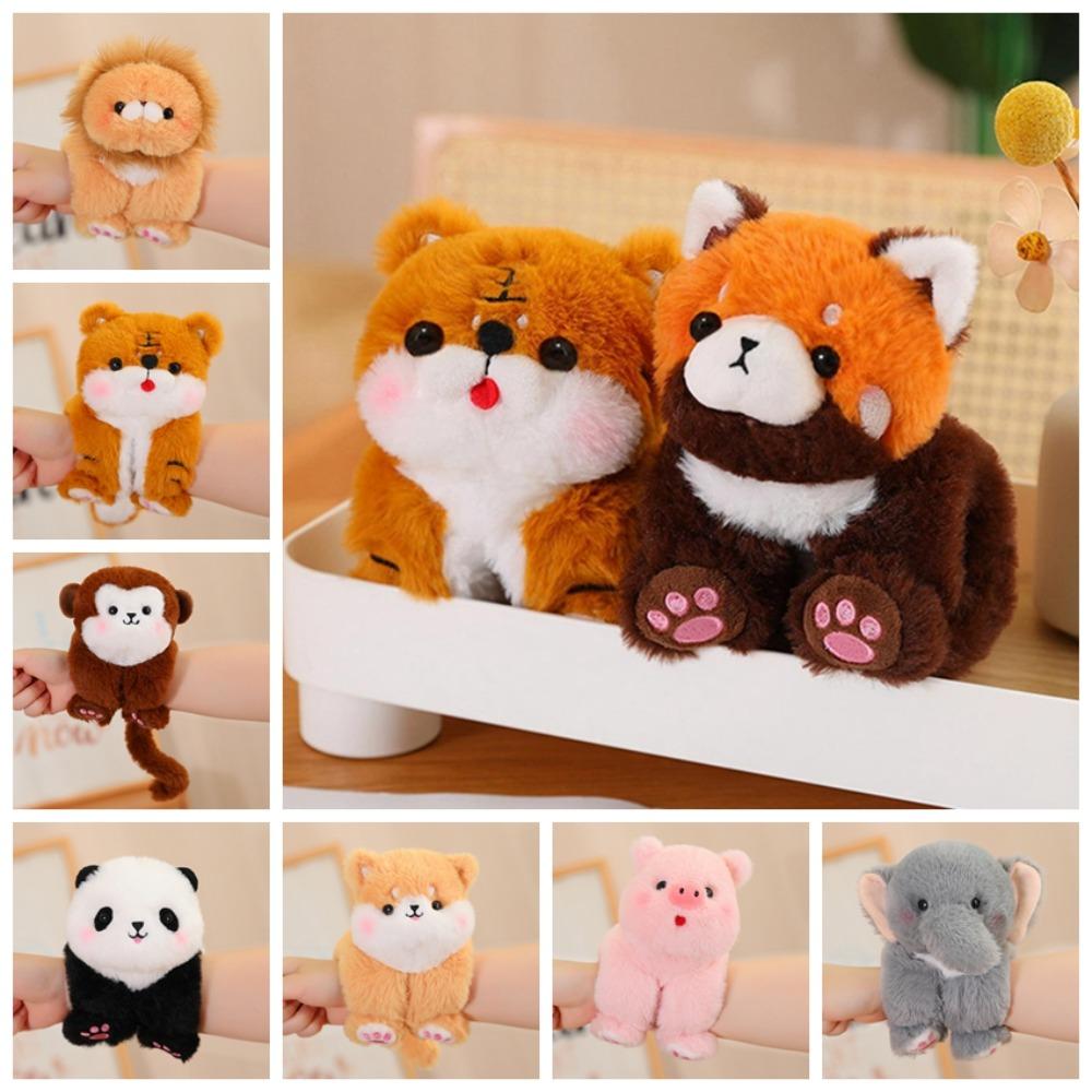 

Dinosaur Slap Bracelet Series Dog Wrist Band Plush Toy Plush Doll Slap Bracelet Friends Husky