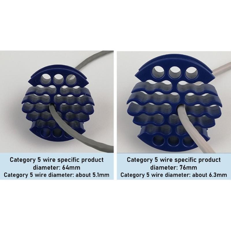 2Pcs Cable Organizers Tool 30 Holes Networks Cable Combs Networks Room Cables Management Tool Cord Holder Enduring