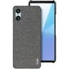 IMAK Ruiyi Series for Sony Xperia 10 VI Case Fabric Texture Leather+PC Phone Back Cover