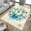 1PC Peacock Feathers Extra Large Non Slip Floor Carpet, Office, Family, Studio   Large Area Rug Indoor Rugs, Bold Statement Piece