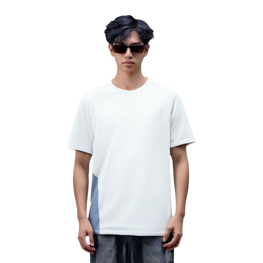 Puma Run Favorite Breathable Comfortable Versatile Pullover Short Sleeve T-Shirt Men Tops 520208-80