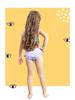 Girls' Mermaid Scale Halter Swimsuit with Ruffle (2025)