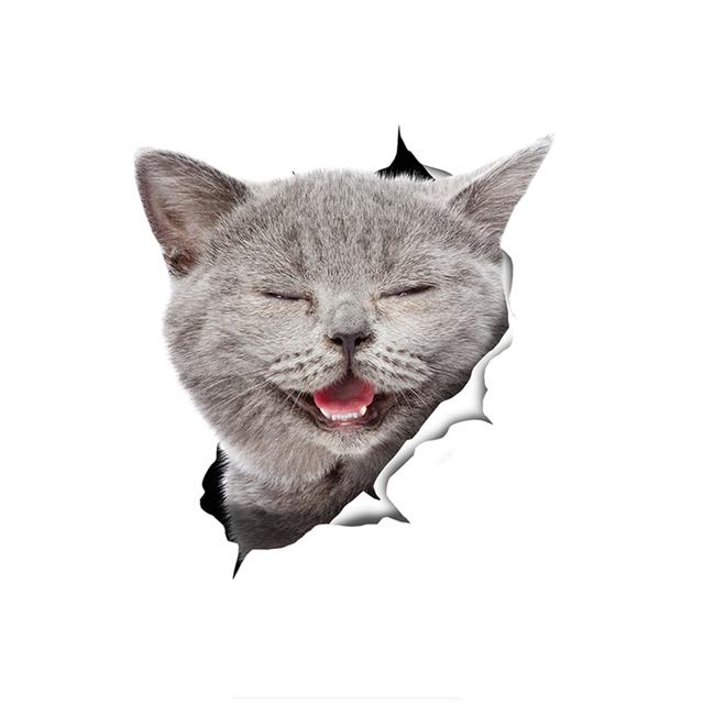 

Помаранчевий смугастий кіт наклейка на автомобіль Самоклеюча наклейка Водонепроникна прикраса Автомобільні наклейки G-15cm-Longest Side