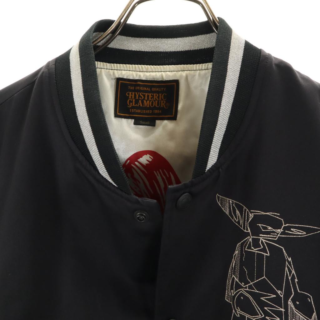 HYSTERIC GLAMOUR FUTURA Collaboration Back Embroidery Satin Jacket S Men's Used