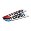 1 szt. Metalowy naklejka Logo Emblemat Odznaka TURBO Turbo do samochodu Naklejki Stylizacja samochodu Akcesoria do dekoracji DIY