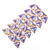 5Pcs High Quality Triangle Color Ab Flat Button Hand Sewn Diamond Glass Crystal Button Clothing Accessories With Diamond Wedding Dress Auxiliary