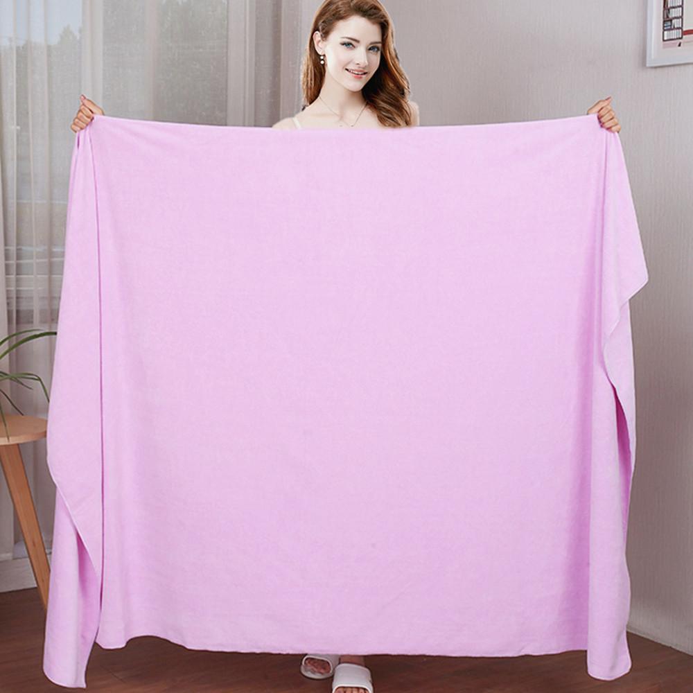 Super Large Microfiber Bath Towel,Soft, High Absorption And Quick-Drying, Sports, Travel, No Fading, Multi-Functional Use Grey