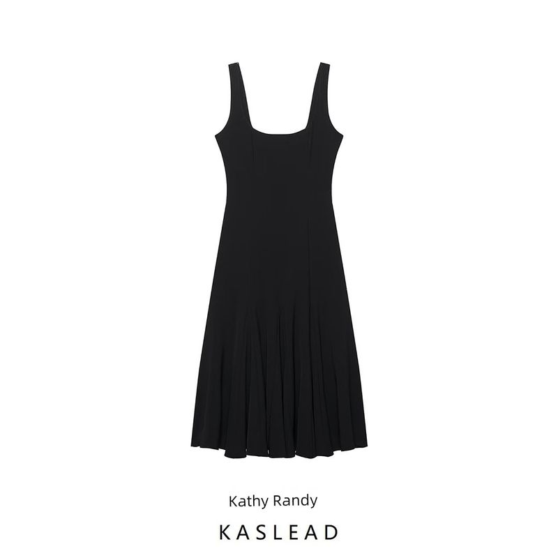 Kaslead New Arrival Women's Clothing Fashion Style Fashion Minimalist Midi Skirt Vest Dress 4088046 800