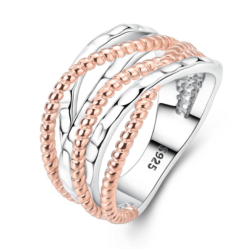 Shine Zircon Ring Copper Metal Authentic Original Stone Multi Layer Simple Infinitely Wide Rings Designed For Women FineJewelry Wedding Party Perfect