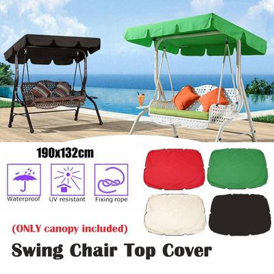 Outdoor Leisure Waterproof Awning Garden Courtyard Outdoor Swing Cover 190x132cm