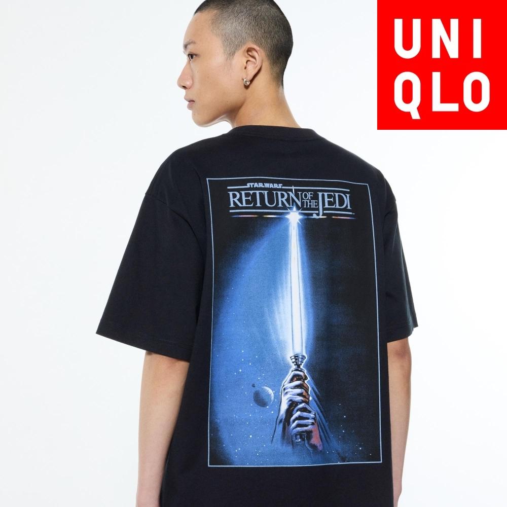 

Uniqlo Japan Star Wars Remastered By Kawamura Kousuke Ut Короткий рукав Oversize Fit 09 BLACK/XXL