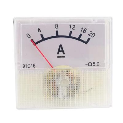 4/8/12/16/20A Ammeter DC0-20A Ammeter Panel Mechanical Pointers Meter