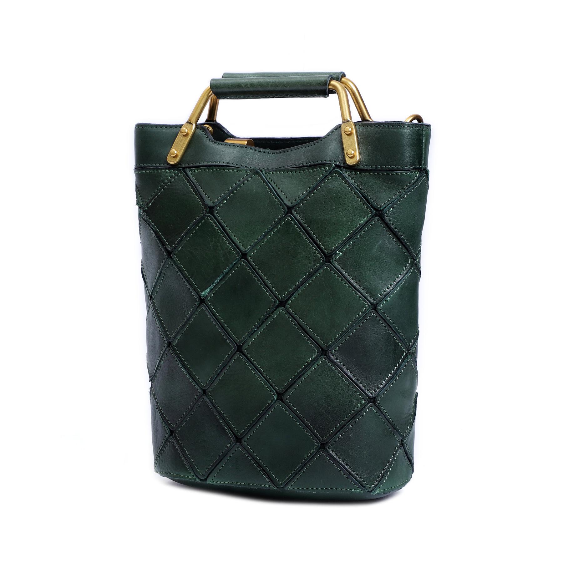 

Сумка из натуральной кожи, Ретро пэчворк сумка на одно плечо, Плетеная женская сумка кроссбоди из коровьей кожи, Ручная сумка кроссбоди