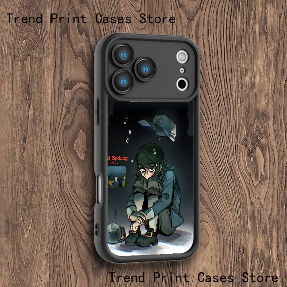 H-Haunted H-Hotel Abaddon Phone Case For iPhone 17,16,15,14,13,12,11,Pro,Max,Plus,X,XS,SE4,E,Mini Black Thickened Border Case