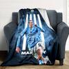 1pc Haaland14 Blanket, Gift, for Men and Women, Soft Blanket, Good for Sofa Bed Couch Travel, Lightweight Flannel Blanket