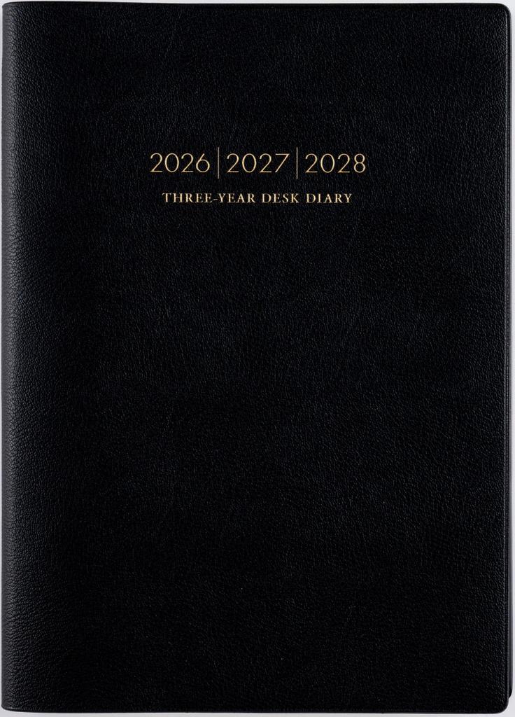 Takahashi 2026 B5 Business 59 January 3-Year Diary, Black, No. (Starts 2026)