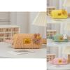Youthful Cartoon Pencil Case With Sheep Wool Material Large Storage For Girls School Supplies And Stationery