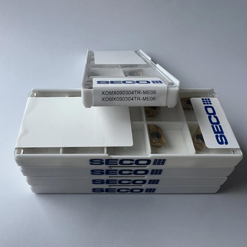 Seco / XOMX090304TR-ME06,F40M / Original Genuine CNC Alloy Blade 10 PCS