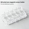1 Set Nicht-Magnetischer Nageldisplay Acryl Nageldisplayständer Spitzenhalter Nagelübungsständer Fingernagel DIY Maniküre Ständer Werkzeuge