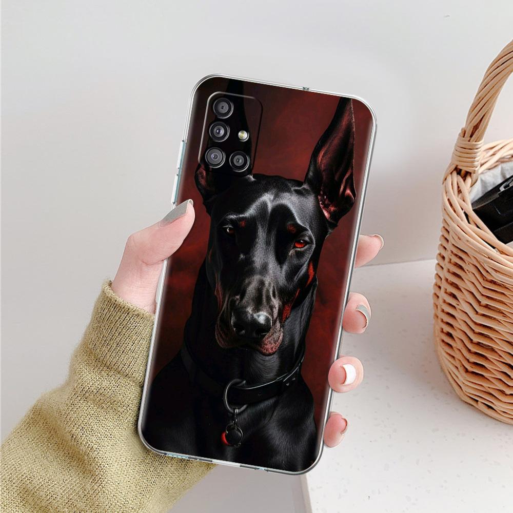 Phone Case For Samsung A15 A13 A35 A55 A51 A71 A41 A31 A21S A03S A05 A17 A23 A25 A33 A53 A73 5G A07 4G Cover Rottweiler Dog
